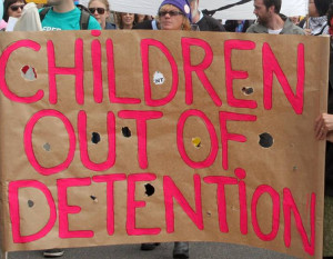 Refugee Children in Immigration Detention Protest Broadmeadows