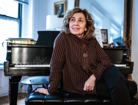 Eleanor Reissa in her Manhattan apartment. Photographed by Joan Roth, December 11,2019.